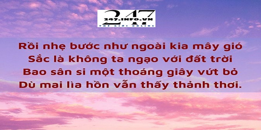 Thơ Về Cuộc Sống Vô Thường